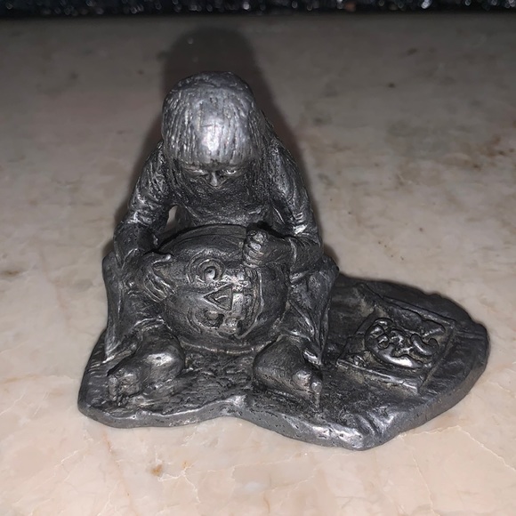 Pewter Pumpkin carver - Picture 1 of 6